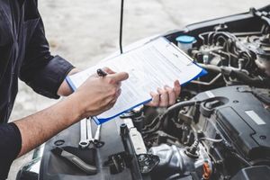 clipboard above engine